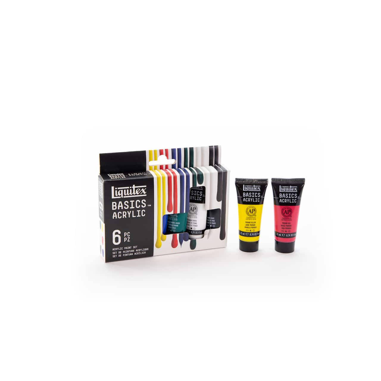 Liquitex® BASICS® Acrylic 6 Colour Introductory Paint Set